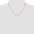 14K 1.3mm Singapore Chain