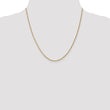 14K 1.3mm Singapore Chain