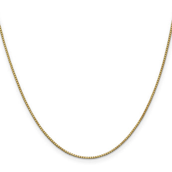14K 1mm Box Chain