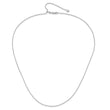 10K White Gold Adjustable 1mm Wheat Chain