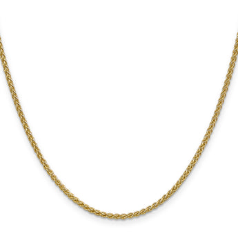 14K 2.1mm Spiga (Wheat) Chain