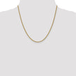 14K 2.1mm Spiga (Wheat) Chain
