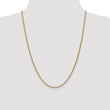 14K 2.1mm Spiga (Wheat) Chain