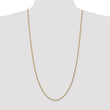 14K 2.1mm Spiga (Wheat) Chain