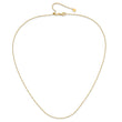 10K Adjustable 1mm Singapore Chain