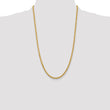 10K 4mm Diamond-Cut Rope Chain