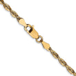 10K 2.75mm Diamond-Cut Lightweight Rope Chain