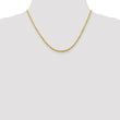 10K 2.75mm Diamond-Cut Lightweight Rope Chain