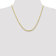 10K 2.75mm Diamond-Cut Lightweight Rope Chain