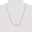 10K 2.75mm Diamond-Cut Lightweight Rope Chain