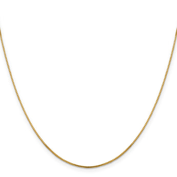 10K .95mm Sparkle Octagonal Box Chain