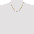 10K 3.75mm Diamond-Cut Rope Chain