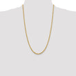 10K 3.75mm Diamond-Cut Rope Chain