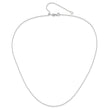 10K White Gold Adjustable 1.1mm D/C Cable Chain