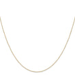0.42mm 14K Yellow Gold Curb Chain