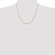 14K 1.5mm Diamond-Cut Rope Chain