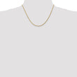 14K 1.75mm Diamond-Cut Rope Chain