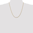 14K 1.75mm Diamond-Cut Rope Chain