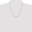 14K 2mm Diamond-Cut Rope Chain