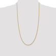 14K 2mm Diamond-Cut Rope Chain