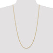 14K 2mm Diamond-Cut Rope Chain