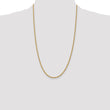 14K 2.5mm Diamond-Cut Rope Chain