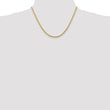 14K 2.75mm Diamond-Cut Rope Chain