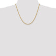 14K 2.75mm Diamond-Cut Rope Chain