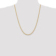 14K 2.75mm Diamond-Cut Rope Chain
