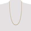 14K 2.75mm Diamond-Cut Rope Chain