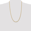 14K 3mm Diamond-Cut Rope Chain