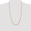 14K 3mm Diamond-Cut Rope Chain