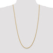 14K 3mm Diamond-Cut Rope Chain