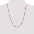 14K 4mm Diamond-Cut Rope Chain