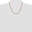 14K 3.5mm Diamond-Cut Lightweight Rope Chain