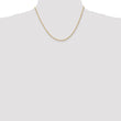 14K 1.8mm Solid Regular Rope Chain