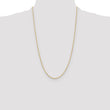 14K 1.3mm Diamond-Cut Rope Chain