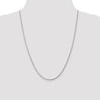 14K White Gold 1.75mm Diamond-Cut Rope Chain