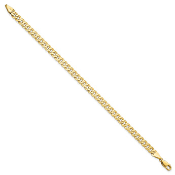 14K 5.75mm Flat Beveled Curb Chain