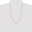 14K Rose Gold 1.5mm Diamond-Cut Rope Chain