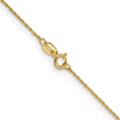 14K .8mm Loose Rope Chain