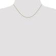 14K .8mm Loose Rope Chain