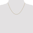 14K .8mm Loose Rope Chain