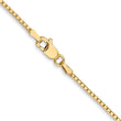14K 1.3mm Box Chain