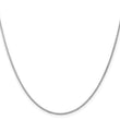 14K White Gold 1.3mm Box Chain