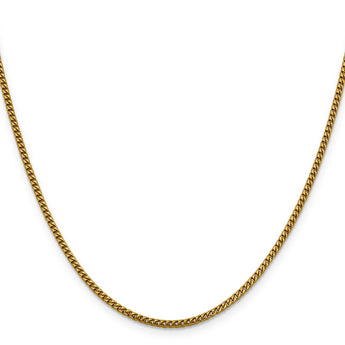 14K 2mm Franco Chain