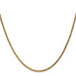 14K 1.8mm Solid D/C Spiga Chain