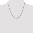 14K 1.8mm Solid D/C Spiga Chain