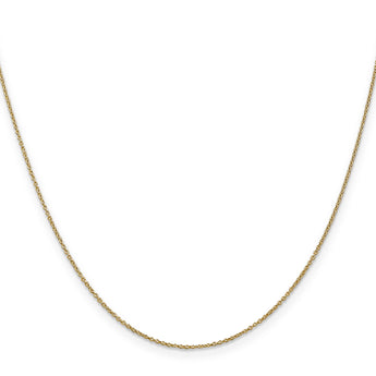 14K .9mm Round Cable Chain