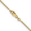 14K 1.8mm Round Cable Chain - Birthstone Company